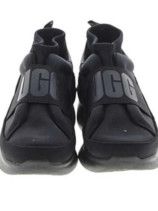 UGG Shoes - UGG Neutra Graphic Logo Sneakers Trainers Slip On Black Sz 7 Platform Neoprene